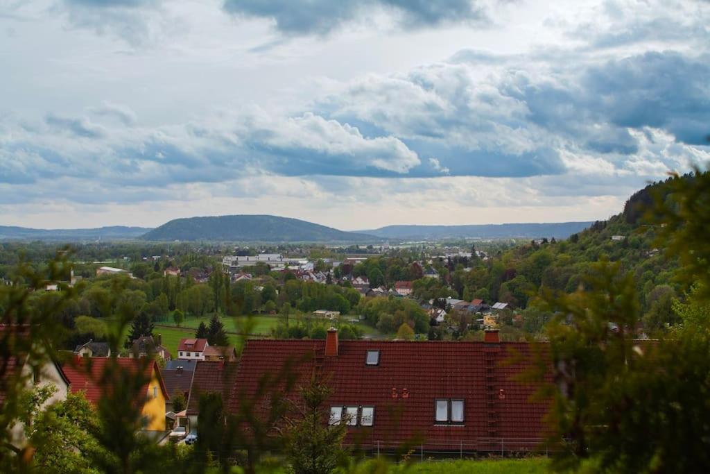 Ferienhaus Sonnenblick Entspannung Mit Sauna Kamin Und Balkon Sonneberg Dış mekan fotoğraf