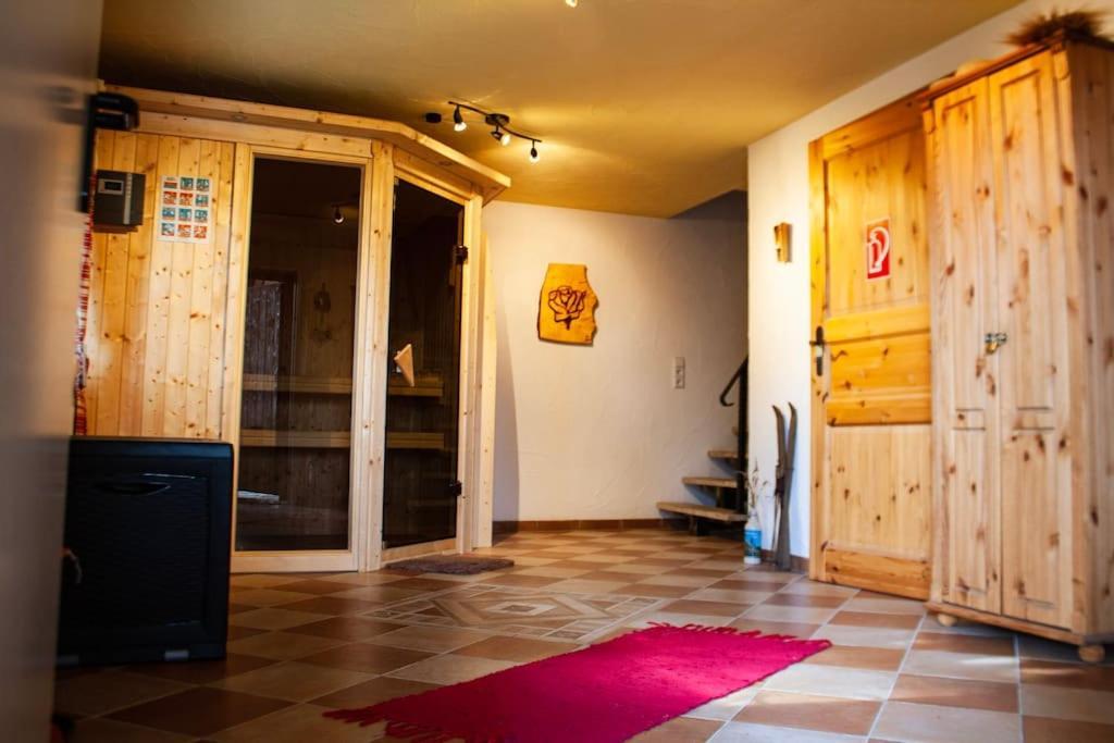 Ferienhaus Sonnenblick Entspannung Mit Sauna Kamin Und Balkon Sonneberg Dış mekan fotoğraf